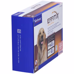 Effitix Antiparassitario Veterinario per Cani 20-40Kg 4 Pipette