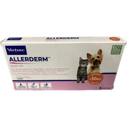 Allerderm Spot On Veterinario per Dermatosi di Cani e Gatti 6 Pipette da 2ml