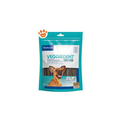 Virbac - Dog Veggiedent Fr3sh Stick Dog Veggiedent Fr3sh Stick - Confezione da 15 Stick Taglia xs ( 5 Kg)