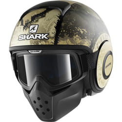 Shark Drak Evok Mat Casco Jet, beige, dimensione S per uomo