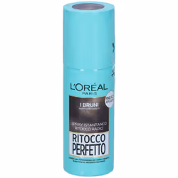 Spray istantaneo per coprire temporaneamente i capelli bianchi