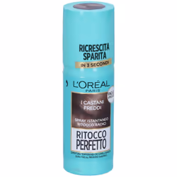 L'Oréal Paris Spray Radici Ritocco Perfetto, Colorazione Ricrescita, Copre i Capelli Bianchi e Dura 1 Shampoo, Castano Freddo, 75 ml - Vista aggiuntiva 4
