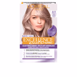 Excellence creme tinte #8,11-rubio claro ceniza