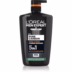 Il gel doccia L’Oréal Paris Men Expert Pure Carbon rende l'igiene quotidiana un'esperienza unica e rinfrescante.