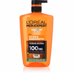 Il gel doccia L’Oréal Paris Men Expert Hydra Energetic rende l'igiene quotidiana un'esperienza unica e rinfrescante.