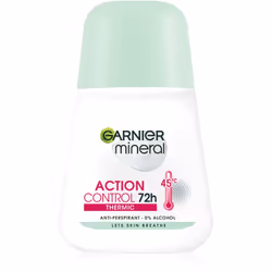 L’antitraspirante roll-on Garnier Mineral Action Control Thermic ti fornirà protezione fino a 72 ore contro i cattivi odori c ...
