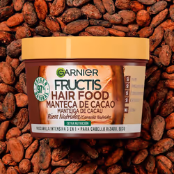 Fructis Hair Food maschera al burro di cacao ricci nutriti 390 ml