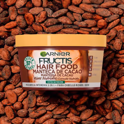 Fructis Hair Food maschera al burro di cacao ricci nutriti 390 ml - Vista aggiuntiva 4