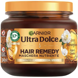 Ultra dolce maschera nutriente per capelli secchi e spenti azione in 1 minuto con gli oli meraviglios 340 ml - Garnier