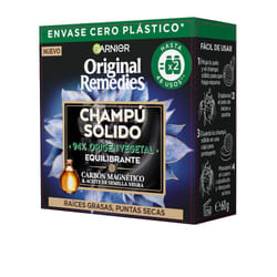 Original Remedies shampoo solido riequilibrante al carbone magnetico 60 gr