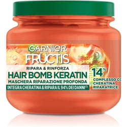 Fructis maschera rimpolpante x capelli danneggiati ripara con olio di marula e cheratina. 320 ml - Garnier