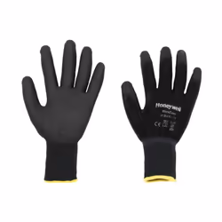 Honeywell 10 paia guanti in poliammide Nero S10, Guanti da officina, Nero, Workshop, Unisex, 10 pz, Poliammide