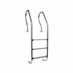 Scaletta Inox per piscine in legno fuori terra Tre scalini in acciaio Inox resistente a due elementi Questa scaletta Gre in a ...