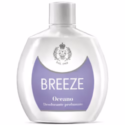 BREEZE Oceano Deodorante Squeeze 100ml, Donna, Deodorante profumato, Deodorante a spruzzo, Bottiglia, 100 ml, Bergamotto, Car ...