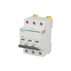 Schneider Electric - Interruttore modulare tripolare Schneider Acti9 iC60N 63A curva c