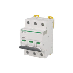 Interruttore modulare Schneider Acti9 iC60N 32A curva D a tre poli