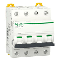 Schneider Electric - Interruttore magnetotermico Schneider 4P 63A 10KA d 4M iC60H A9F85463