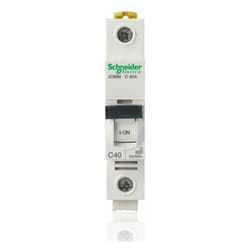 Schneider Electric - schneider A9F79140 - Interruttore magnetotermico iC60N 1P c 40A 6000A