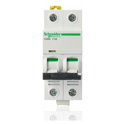 Schneider Electric - schneider A9F79206 - Interruttore magnetotermico iC60N 2P c 6A 6000A