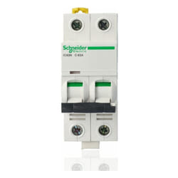 Schneider Electric - schneider A9F79263 - Interruttore magnetotermico iC60N 2P c 63A 6000A