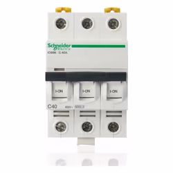 SCHNEIDER - A9F79340 Interruttore magnetotermico iC60N 3P C 40A 6000A SCHNEIDER (A9F79340) - Scopri qualità e affidabilità. E ...