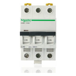 Schneider Electric - schneider A9F79340 - Interruttore magnetotermico iC60N 3P c 40A 6000A