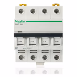 SCHNEIDER - A9F79406 Interruttore magnetotermico iC60N 4P C 6A 6000A SCHNEIDER (A9F79406) - Scopri qualità e affidabilità. EA ...