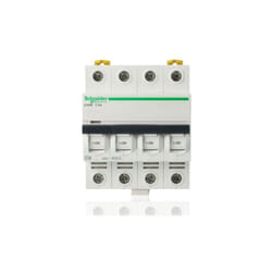 Schneider Electric - schneider A9F79410 - Interruttore Magnetotermico Ic60N 4P c 10A 6000A