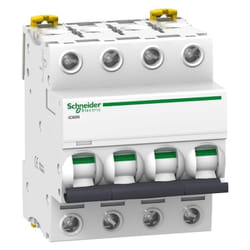 Schneider Electric - Interruttore Magnetotermico Modulare iC60N 4P Curva c 63A 6000A Acti9 Schneider