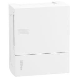 Schneider Electric - Centralino Schneider a parete 6 moduli IP40 colore bianco MIP10106