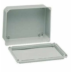Schneider Electric - schneider NSYDBN88 Scatola di connessione stagna quadrata senza coni IP55/IK07 85x85x49mm con coperchio basso di chiusura con