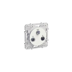 Schneider Electric - Schneider S520460 Prise tv/fm/sat 2 entrées tv/fm et sat