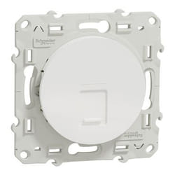 Schneider Electric Odace S520471 presa energia RJ-45 Bianco
