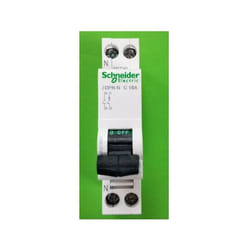Schneider Electric - Schneider A9N21556 Interruttore 1P+N 10A curva c iDPN n
