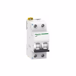 2P interruttore 10A RESIDENZIALE Schneider A9K17210 Potenza Curve C taglio 6000A tensione operativa 230V AC collegamento con ...