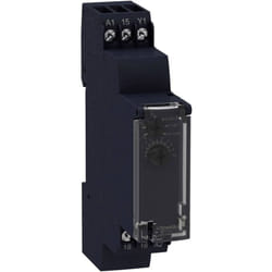 Schneider Electric RE17RCMU RE17RCMU Relè temporizzato Monofunzionale 1 pz. Intervallo di tempo: 0.1 s - 100 h 1 scambi