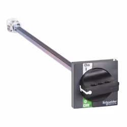 Manovra rotativa Schneider frontale, serie Compact INS, con le seguenti caratteristiche: Lucchetto in posizione OFF Colore pi ...