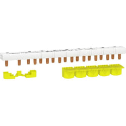 Schneider Electric - R9PXH210 Resi9 - Pettine monoblocco - 1P+N - 63A - 10 moduli - Copertura denti 5M Pettine 1P+N 63A 10 moduli