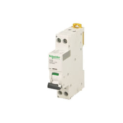 Schneider Electric - Disjoncteur modulaire phase neutre Schneider Acti9 iC40N 2A courbe c