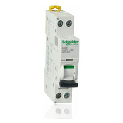 Schneider Electric - schneider A9P54625 - Interruttore magnetotermico iC40N 1P+N c 25A 6000A