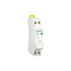 Schneider Electric - Interruttore magnetotermico Schneider 6A 1P+N 4,5KA c 1 modulo R9P35606