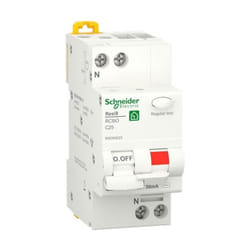 Schneider Electric - Magnetotermico Differenziale Schneider 25A 1P+N 4,5kA 30mA ac curva c 2M R9D60625