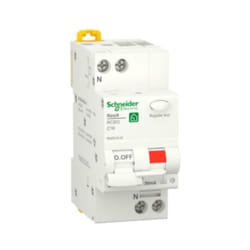 Schneider Electric - Interruttore magnetotermico differenziale resi9 1p+n 16a 30ma - r9d61616
