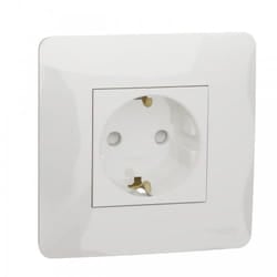 Schneider Electric - Presa schuko monoblocco polare Schneider NU203718