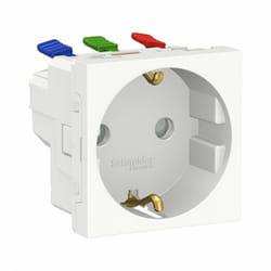 SCHNEIDER NU305718 base per presa schuko a connessione rapida polare