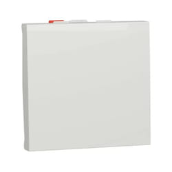 Schneider Electric - Schneider Unica NU320318F Interruttore bidirezionale - 10A - connessione rapida - 2 moduli - Bianco