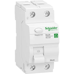 Schneider Electric - R9R22225 Interruttore differenziale Resi9 1P+N 25A 30mA Tipo a, Bianco