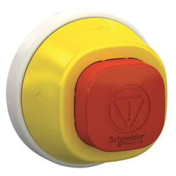 Schneider Electric ZB5AS84W3B pulsante di arresto di emergenza 24 V IP66, IP67, IP69, IP69K 1 pz.