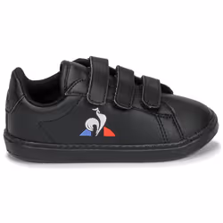 Scarpe bambini Le Coq Sportif COURTSET INF Nero - 22 - Vista aggiuntiva 2