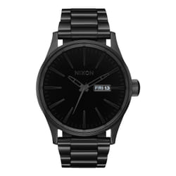 Nixon Sentry Stainless Steel Orologio da polso Maschio Quarzo Nero